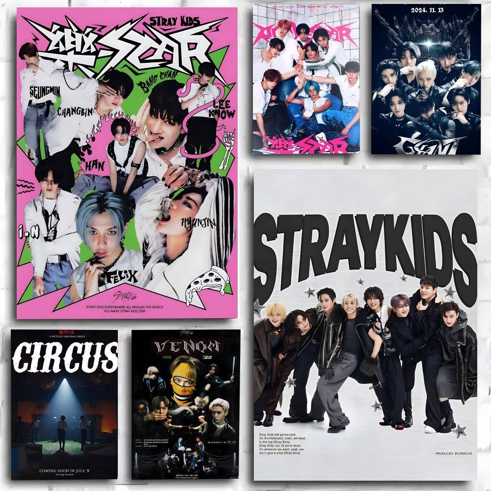 Korean Boy Lifestyle - Poster Seni Cetak Album Musik Mini