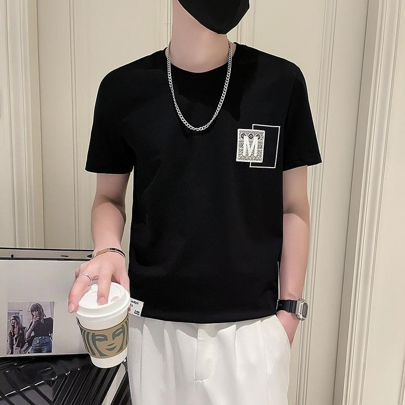 Korean Daily Lifestyle - Atasan Lengan Pendek Pria Trendi Musim