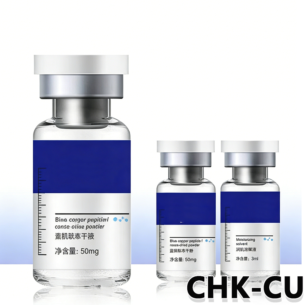 Essence Serum Toner - Bubuk Liofilisat Peptida Tembaga Biru -