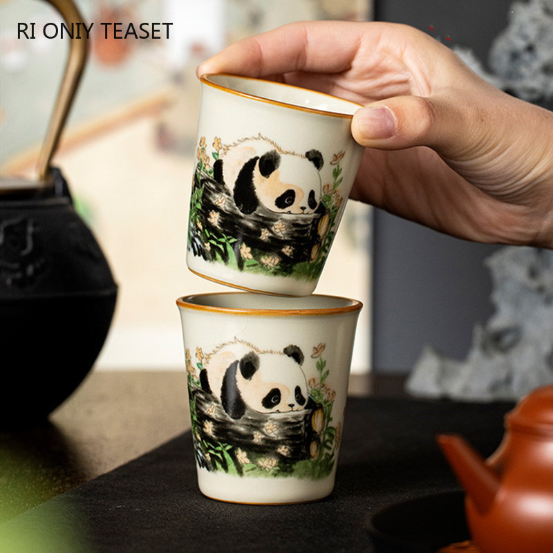 Korean Tea Set - 1 Buah Cangkir Teh Keramik Ru