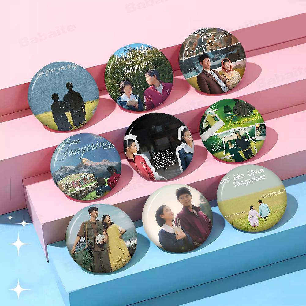 Korean Lifestyle & Kids Boutique Photos - Bros Pin Bulat Buatan Tangan Motif