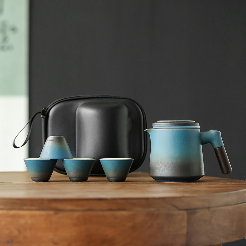 Korean Tea Set - Set Teh Perjalanan Sederhana 1 Pot