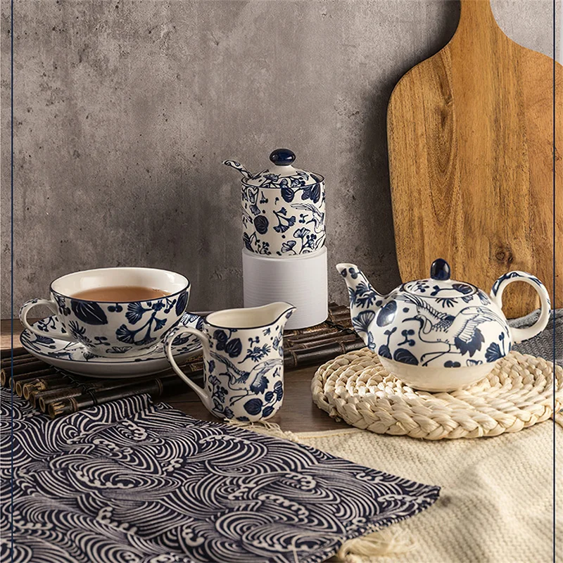 Set Teh Kopi Keramik Set Perle - Korean Tea Set ulasan dan harga