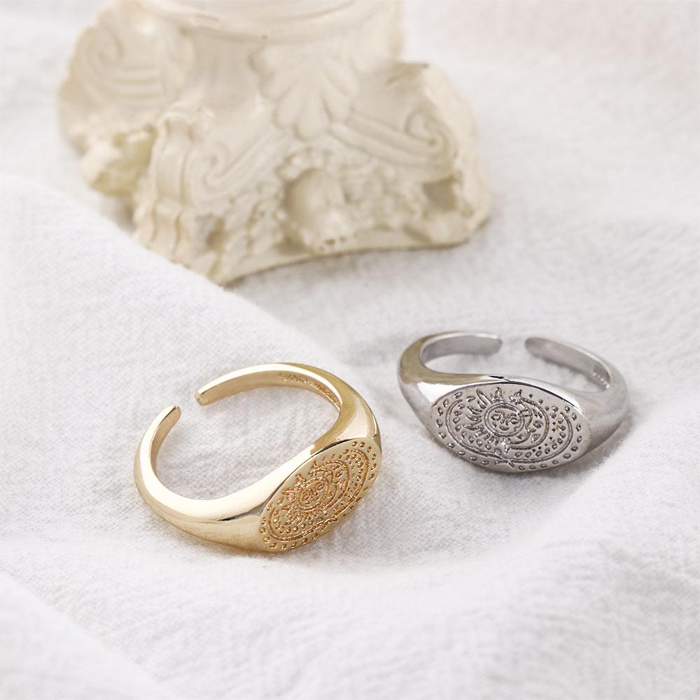 Cincin Pola Matahari Bulan Min - Korean Daily Lifestyle ulasan dan harga