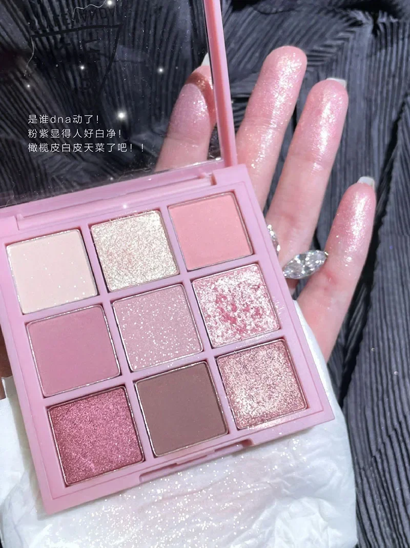 Palet Eyeshadow 9 warna, Rose  - Korean Tea Set ulasan dan harga