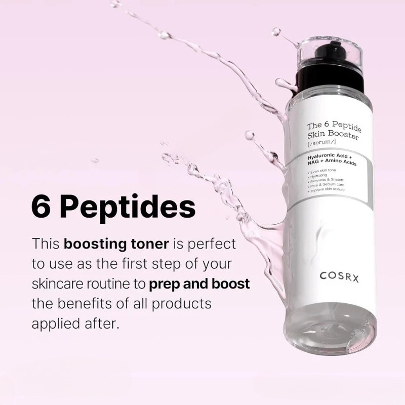 Serum Toner Booster Peptida 6X - Essence Serum Toner ulasan dan harga