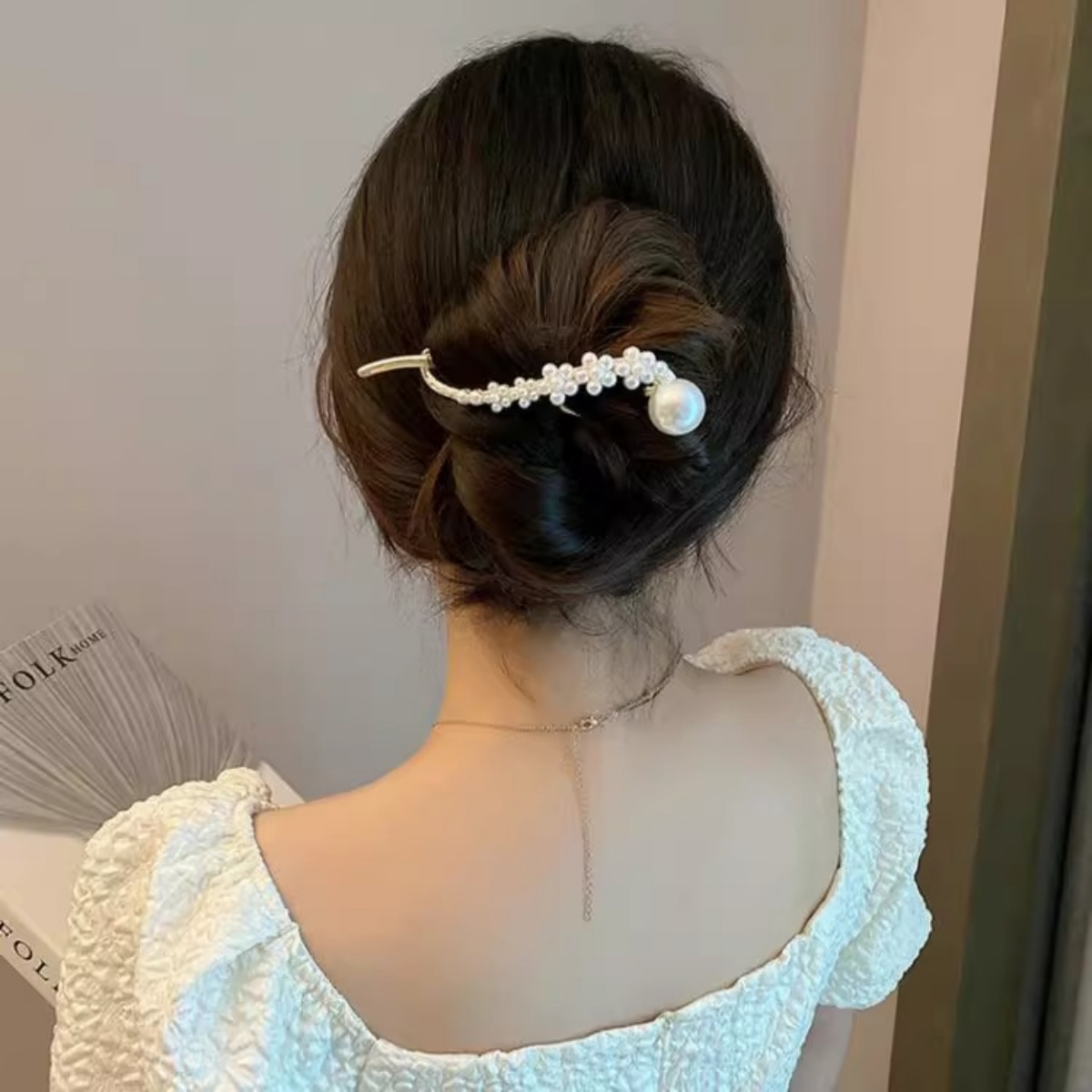 Jepit Rambut Mutiara Glitter E - Korean Daily Lifestyle ulasan dan harga