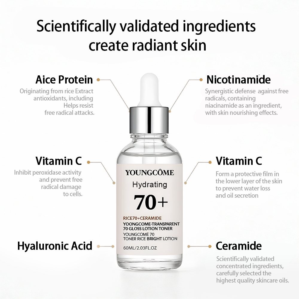 Lotion Toner Transparan 70 Glo - Essence Serum Toner ulasan dan harga