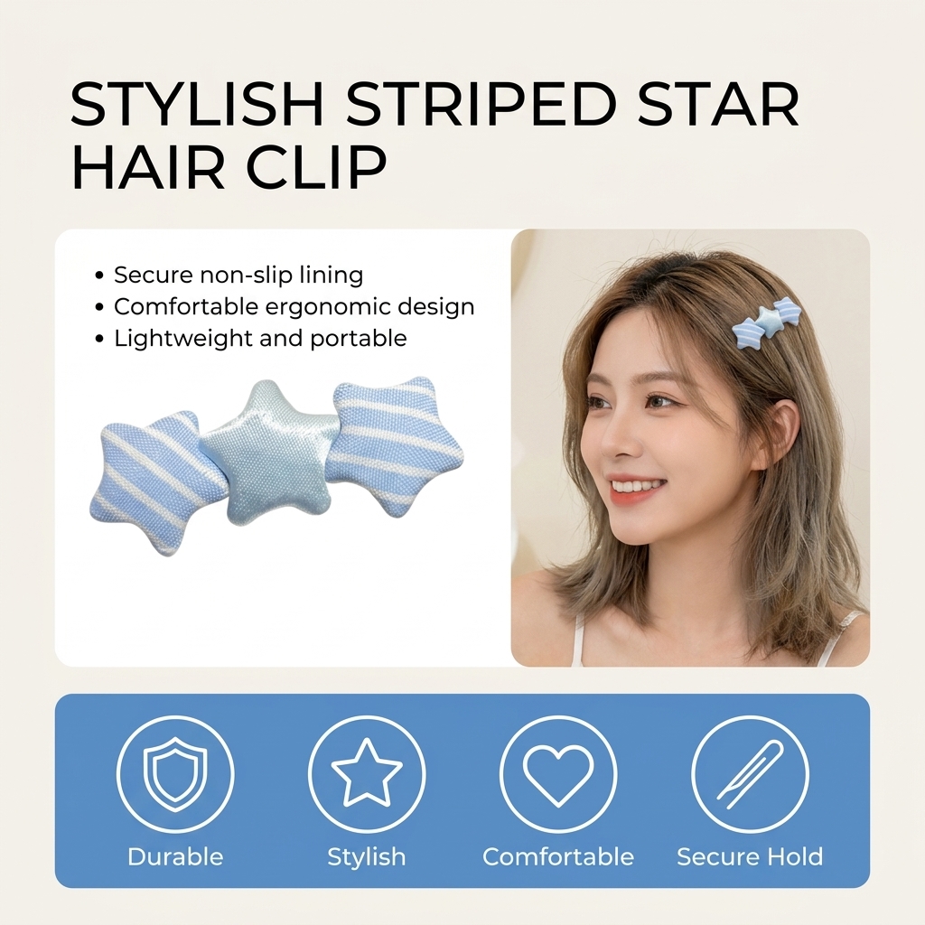 Jepit Rambut Bentuk Bintang Lu - Korean Daily Lifestyle ulasan dan harga