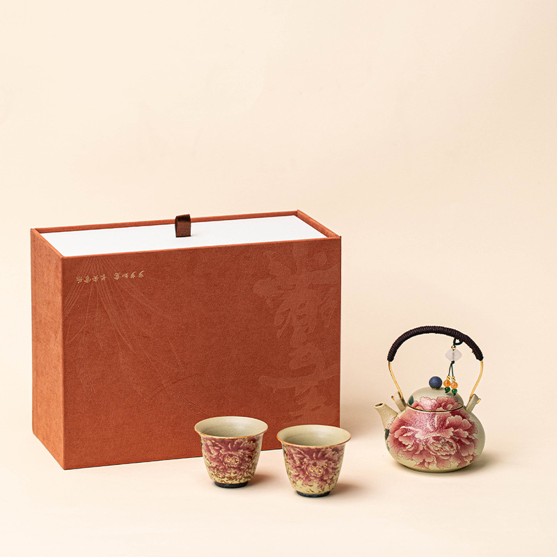 Set Teko Teh Keramik Kiln Blue - Korean Tea Set ulasan dan harga