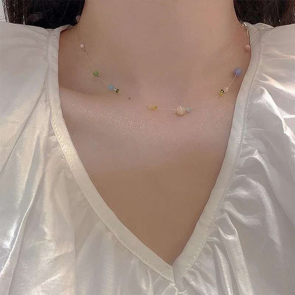 Kalung Gaya Korea Sweet Alloy, - Korean Lifestyle Aesthetic ulasan dan harga