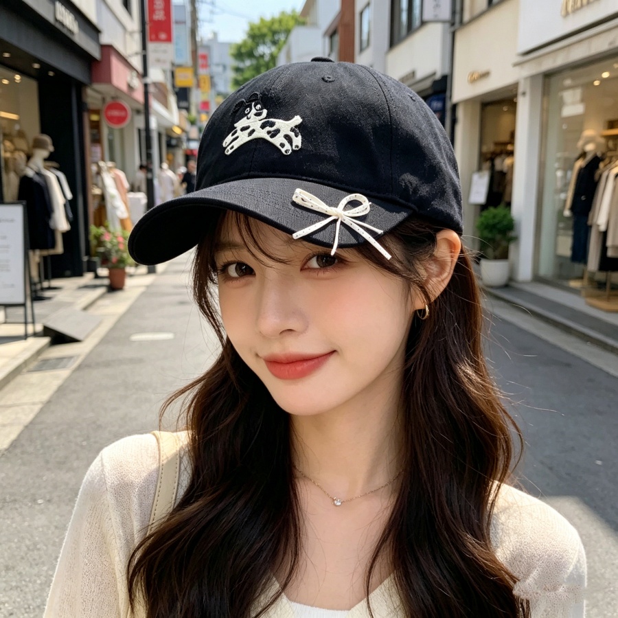 Topi Bisbol Bordir Anak Anjing - Korean Daily Lifestyle ulasan dan harga