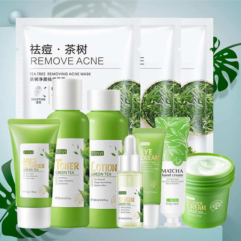 Paket Produk Perawatan Wajah S - Korean Tea Set ulasan dan harga