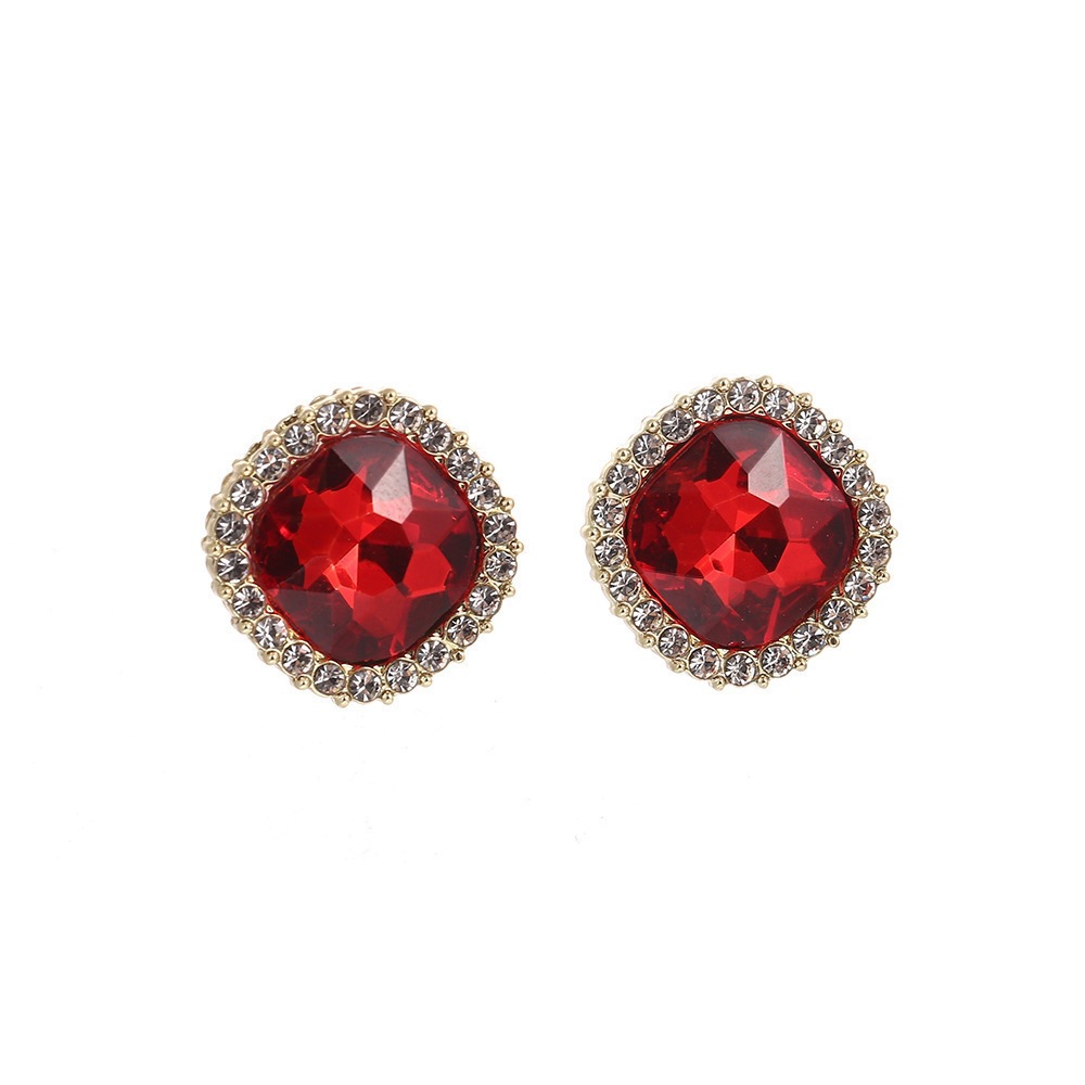 Anting-anting stud kristal bir - Korean Luxury Lifestyle ulasan dan harga