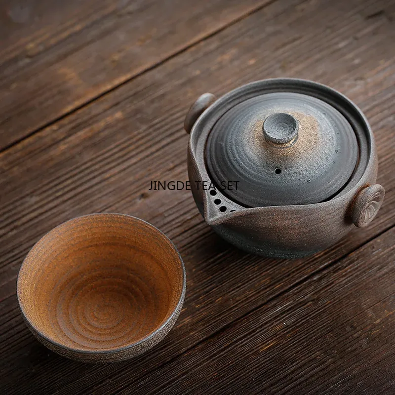Quik cangkir minum teh portabe - Korean Tea Set ulasan dan harga