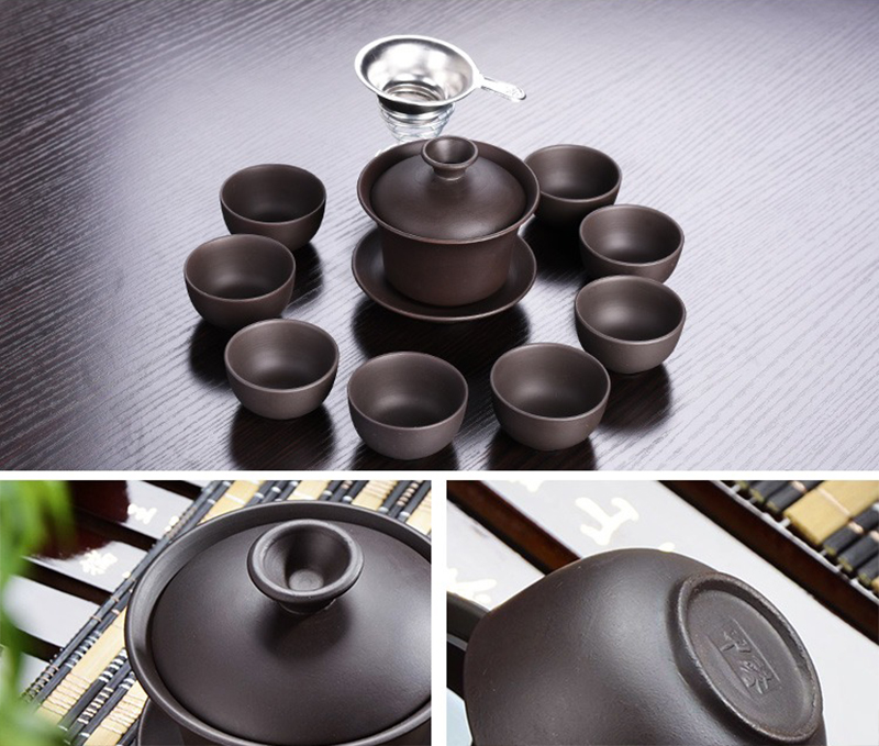 10Pcs Kung Fu Tea Set 1 Pot 8  - Korean Tea Set ulasan dan harga