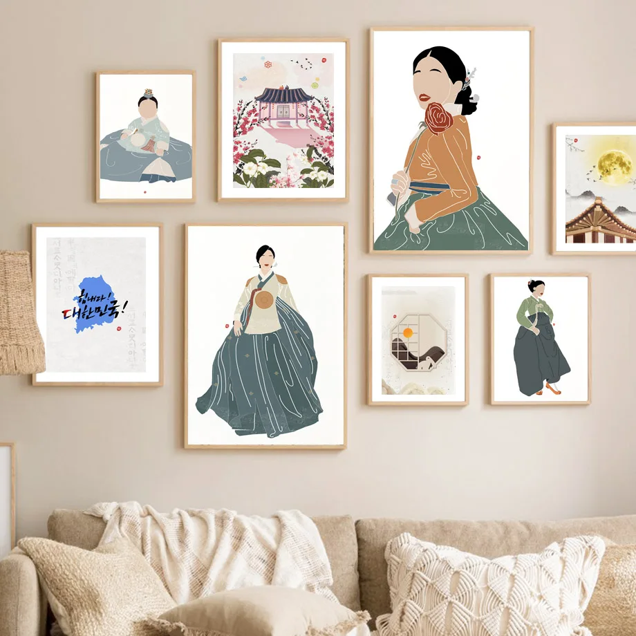 Poster Lukisan Kanvas Cetak Es - Korean Lifestyle Aesthetic ulasan dan harga