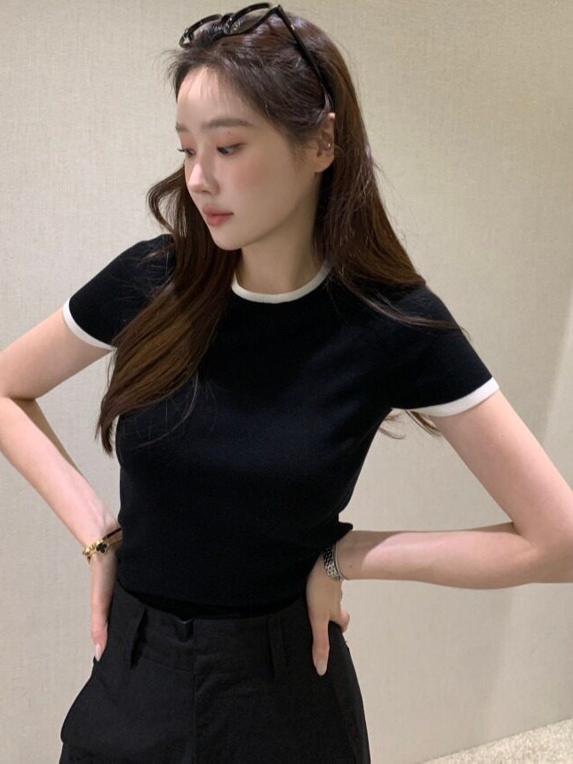 Sweter Rajut Lengan Pendek War - Korean Daily Lifestyle ulasan dan harga